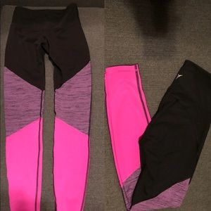 High Waisted Color-block Yoga Leggings